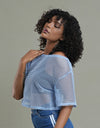 Sheer Mesh Crop Top