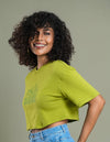 Mogana Over Crop T Shirt