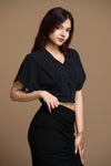 Flutter Fly Crop Blouse
