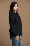Ladies Oversized Linen Shirt