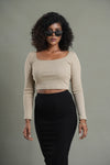 Sara Rib Crop Top