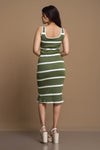 Aura Front Slit Short Dress