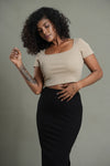 Sara Rib Crop Top