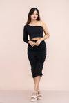Sleek Chic One Shoulder Crop Top