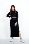 Side Slit Skirt ( TIE430S )