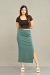 Sofia Side Slit Skirt